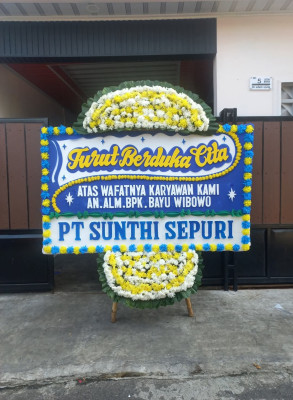 Papan Bunga Duka di Jambu Karya